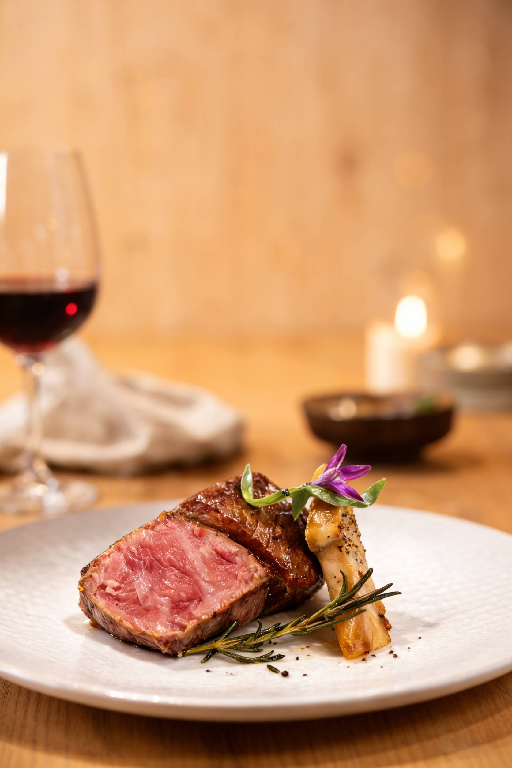 榕億 炙り焼き 神戸産黒毛和牛ステーキ