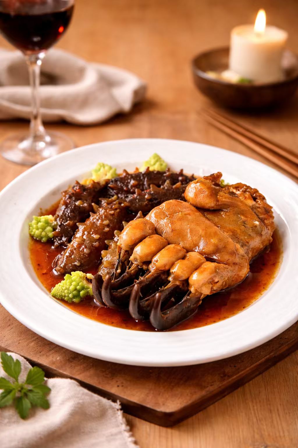 御品 熊掌 海参 合わせ煮